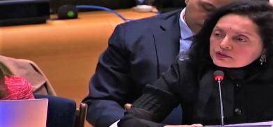 India’s Permanent Representative Ruchira Kamboj speaks on Monday, April 3, 2023, on United Nations Security Council reform at the UN in New York. (Photo Source: UN) India’s Permanent Representative Ruchira Kamboj speaks on Monday, April 3, 2023, on United Nations Security Council reform at the UN in New York. (Photo Source: UN)