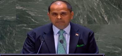 Pratik Mathur, a counsellor at India’s United Nations Mission addresses the General Assembly on Wednesday, April 26, 2023, on the use of veto powers by permanent members of the Security Council. (Photo Source: UN) Pratik Mathur, a counsellor at India’s United Nations Mission addresses the General Assembly on Wednesday, April 26, 2023, on the use of veto powers by permanent members of the Security Council. (Photo Source: UN)