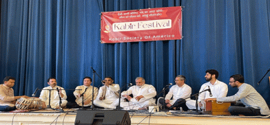 Members of LearnQuest, the oldest Indian classical music institute in the Boston region, perform at the festival. Photo: S. Ali Rizvi. Members of LearnQuest, the oldest Indian classical music institute in the Boston region, perform at the festival. Photo: S. Ali Rizvi.