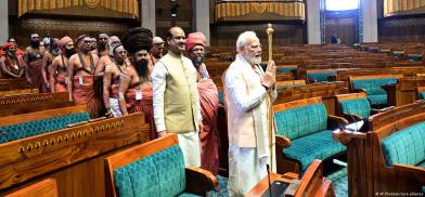 Modi inaugurates new parliament building (Photo: PIB) Modi inaugurates new parliament building (Photo: PIB)
