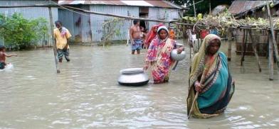 Aftermath of a cyclone in Bangladesh Aftermath of a cyclone in Bangladesh
