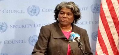 United States Permanent Representative Linda Thomas-Greenfield (File Photo: Arul Louis) United States Permanent Representative Linda Thomas-Greenfield (File Photo: Arul Louis)