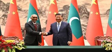 Mohamed Muizzu and Xi Jinping (Photo: Twitter)