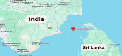 Katchatheevu lying halfway between India and Sri Lanka (Representational Photo) Katchatheevu lying halfway between India and Sri Lanka (Representational Photo)