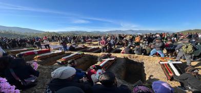 Mass Burial sites at Lamka, Manipur, India. Photo: Thanglianmung Neihsia Mass Burial sites at Lamka, Manipur, India. Photo: Thanglianmung Neihsia