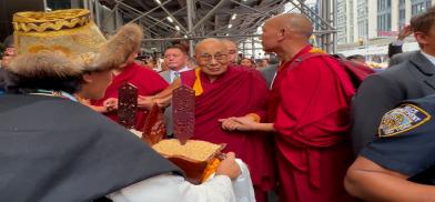 Dalai Lama in the US (Photo: Twitter)