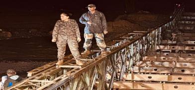 Major Sita Shelke who completed the construction of this Bailey Bridge in 18 hours for rescue work in landslide-hit Wayanad