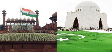 15 August of India and 14 August of Pakistan photos