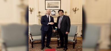 Commerce and Industry Minister Piyush Goyal with his UK counterpart Jonathan Reynolds. (Image/X) Commerce and Industry Minister Piyush Goyal with his UK counterpart Jonathan Reynolds. (Image/X)