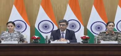 India's FS briefing during OP Sindoor India's FS briefing during OP Sindoor