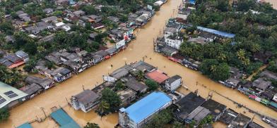 Cyclone in Sri Lanka
