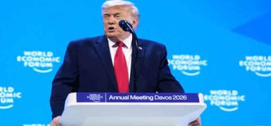 Donald J. Trump, President of the United States of America speaks on the third day of Davos 2026.