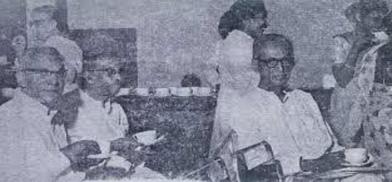 N.Q Dias is at extreme right / Photo credit: Author