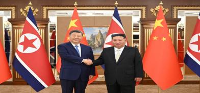 China’s Xi Jinping meeting with North Korea's Kim Jong Un