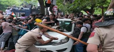 Police Clash With Students During Protest Over Exam Irregularities