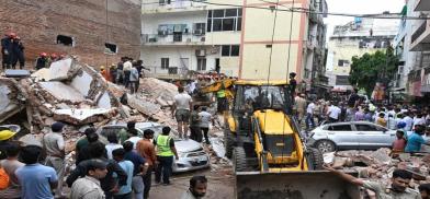 Building collapse in Delhi’s Satya Niketan
