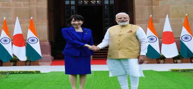  Japanese PM and Indian PM in India