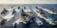 Indian Navy warships in Indian Ocean