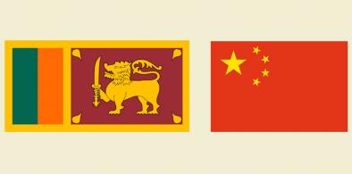 Sri Lanka-China flags (File)