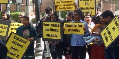 Hindus in US protest