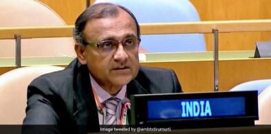  India's Permanent Representative to the UN, Ambassador TS Tirumurti (Photo: Twitter)