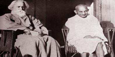 Mahatma Gandhi and Rabindranath Tagore