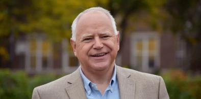 Tim Walz, the Democratic Party candidate for United States vice president. (Photo Source: Walz Campaign)