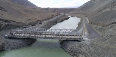 70 M ZANSKAR BRIDGE ON N-P-D ROAD IN LADAKH