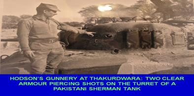 Good gunnery by a Hodson's Horse gunner in 1965 war