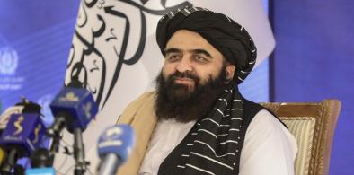 Afghan foreign minister Amir Khan Muttaqi