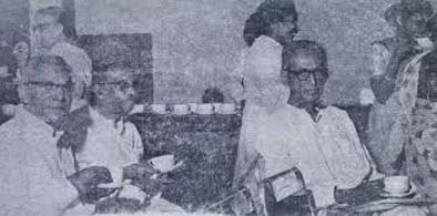 N.Q Dias is at extreme right / Photo credit: Author