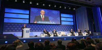 Putin addressing KazanForum