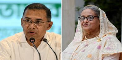 PM Tarique Rahman and Sheikh Hasina