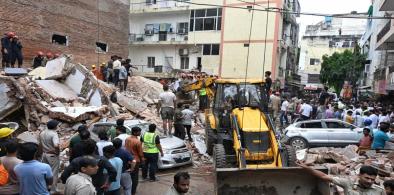 Building collapse in Delhi’s Satya Niketan
