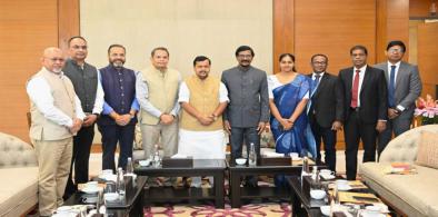 Sri Lanka's JVP delegation meet BJP national president