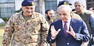 Field Marshal Munir with PM Shebaz Sharif
