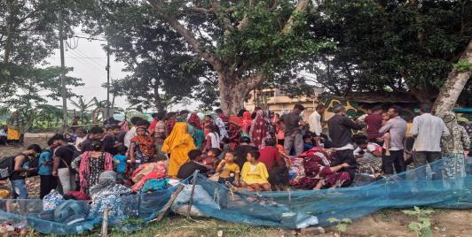Illegal immigrants stranded at India-Bangladesh border