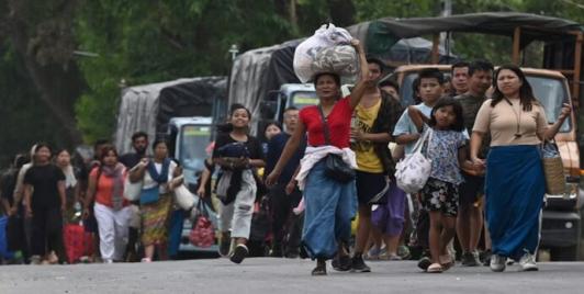 Displaced people in Manipur