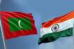 Maldives and India flag
