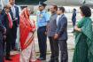 Sheikh Hasina arrival in New Delhi