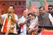  Congress CM candidate Gaurav Gogoi and Assam CM Himanta Biswa Sarma campaigning