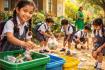 teaching young civic values on littering, keep surroundings clean