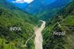 Mahakali river between India and Nepal